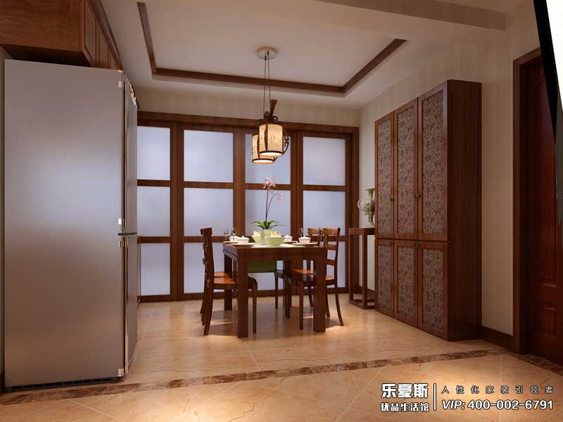 天山銀河廣場新中式風格裝修效果圖