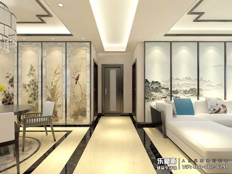 盛世御城新中式風(fēng)格裝修效果圖