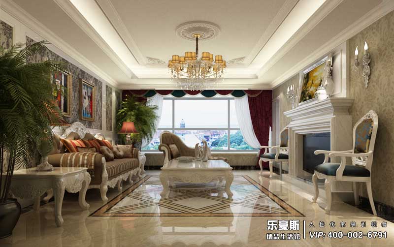 恒大華府320平米新古典風(fēng)格裝修效果圖