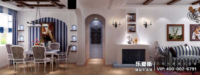 天山壹方中心地中海風格裝修效果圖