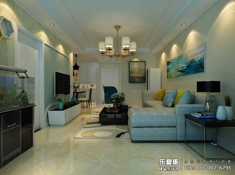 九龍灣現(xiàn)代簡約風(fēng)格裝修效果圖