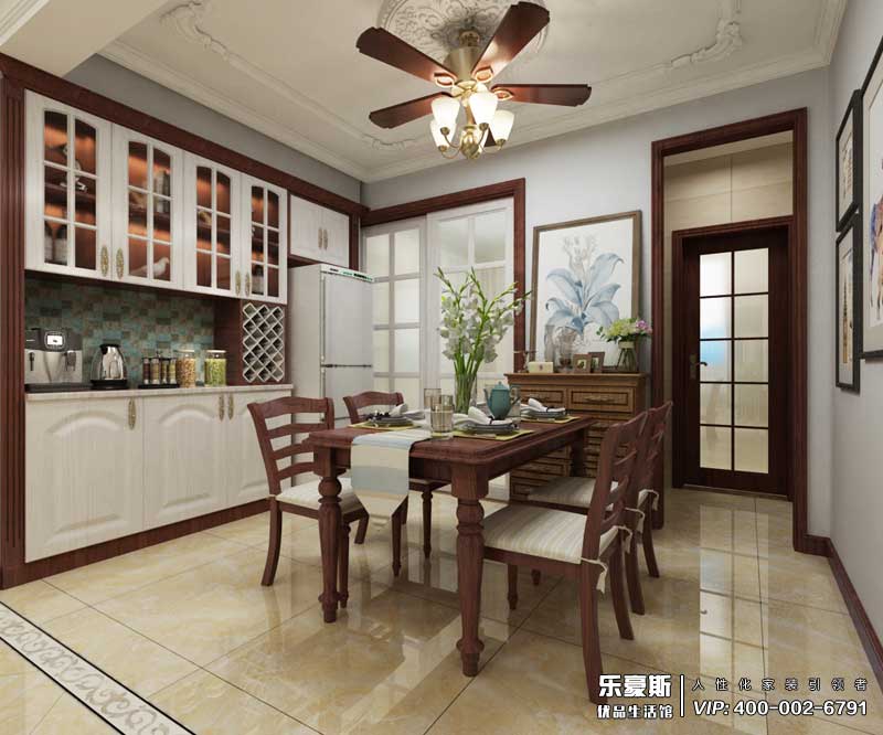 恒潤(rùn)時(shí)代廣場(chǎng)美式風(fēng)格裝修效果圖