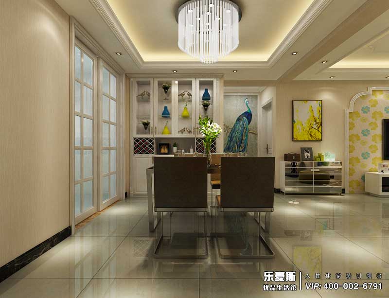 星湖國際花園簡歐風(fēng)格裝修效果圖