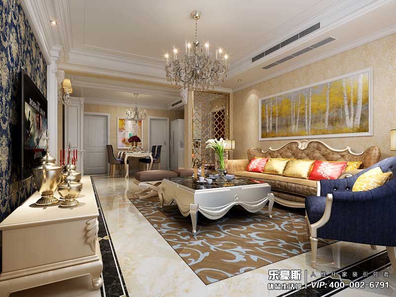 石家莊陽光里歐式風(fēng)格裝修效果圖