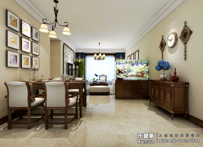 潤(rùn)德天悅城美式風(fēng)格裝修效果圖