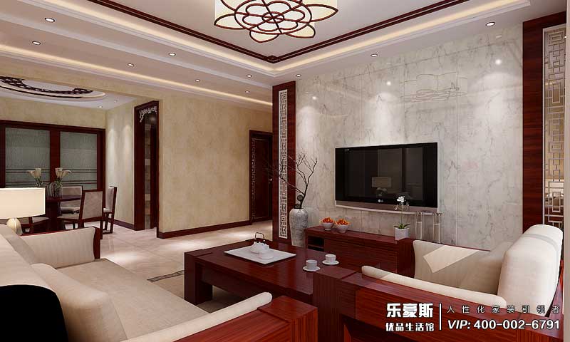 鉑宮時代中式風格裝修效果圖