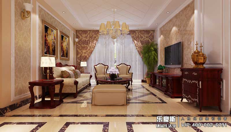 盛邦三期歐式風(fēng)格裝修效果圖