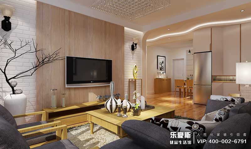 紫金藍(lán)灣現(xiàn)代簡約風(fēng)格裝修效果圖