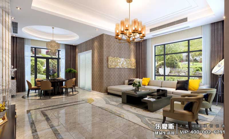 碧桂園270平米現(xiàn)代風(fēng)格裝修效果圖