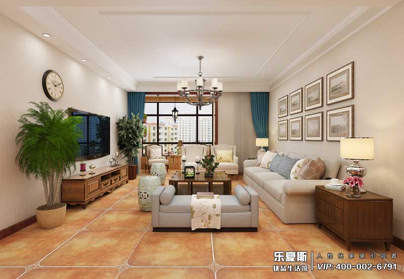 御河上院165平米美式風格裝修效果圖