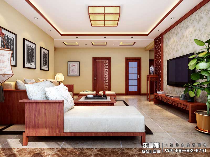 盛世御城中式風格裝修效果圖