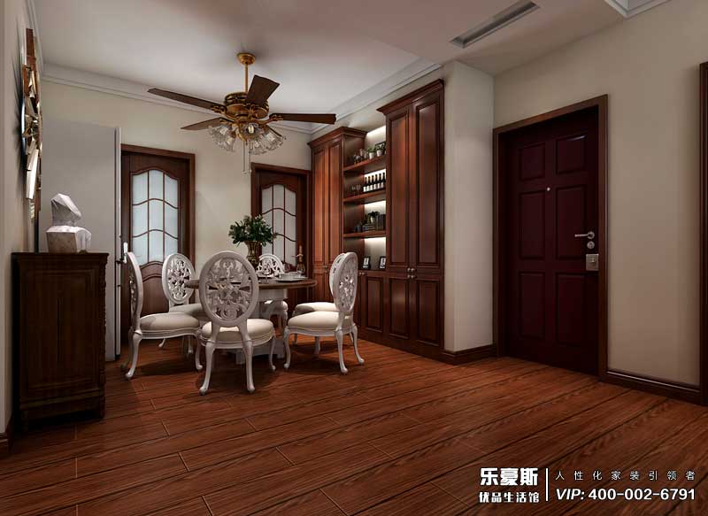 恒潤時代廣場美式風(fēng)格裝修效果圖