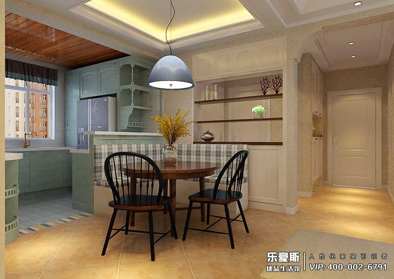 旅投福美十號院三室兩廳簡歐風(fēng)格裝修效果圖