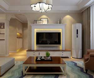 旅投福美十號(hào)院三室兩廳簡(jiǎn)歐風(fēng)格裝修效果圖