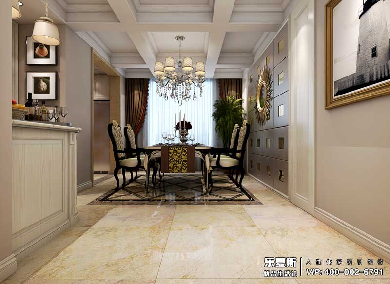 御河上院223平米歐式風格裝修效果圖