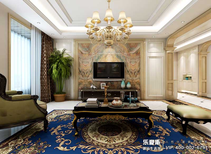 御河上院223平米歐式風格裝修效果圖