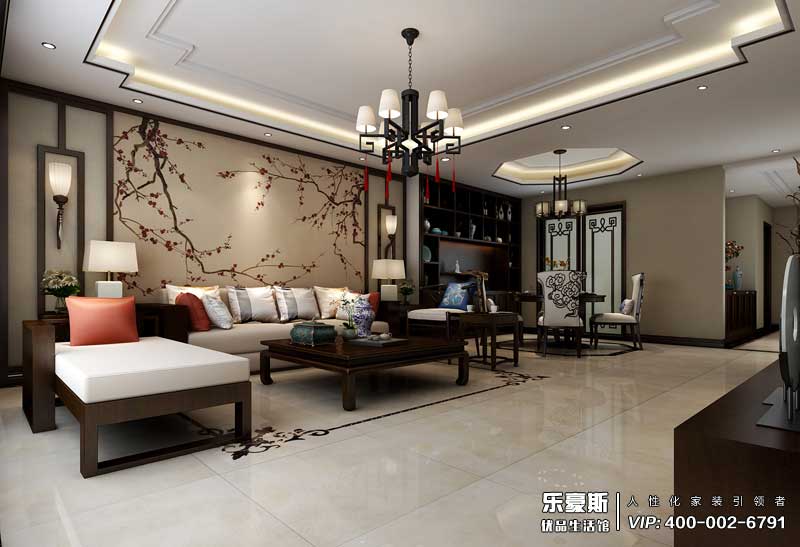 中儲七星公館新中式風(fēng)格裝修效果圖