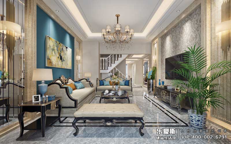 北城國際300平米歐式風格別墅裝修效果圖