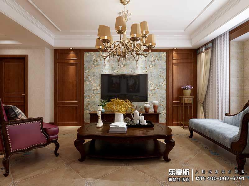 瀚唐三期美式風格裝修效果圖