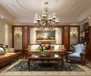 新合作城市廣場美式風(fēng)格裝修設(shè)計(jì)效果圖