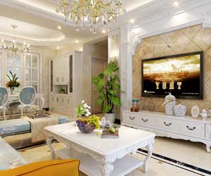 觀峰嘉邸簡(jiǎn)歐風(fēng)格裝修效果圖