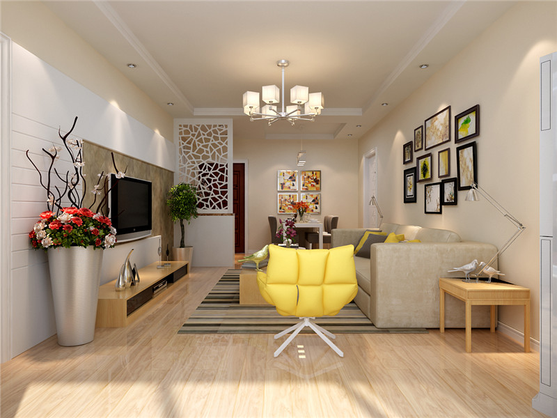 泰豐觀湖/現(xiàn)代簡(jiǎn)約風(fēng)格/100㎡/兩室兩廳