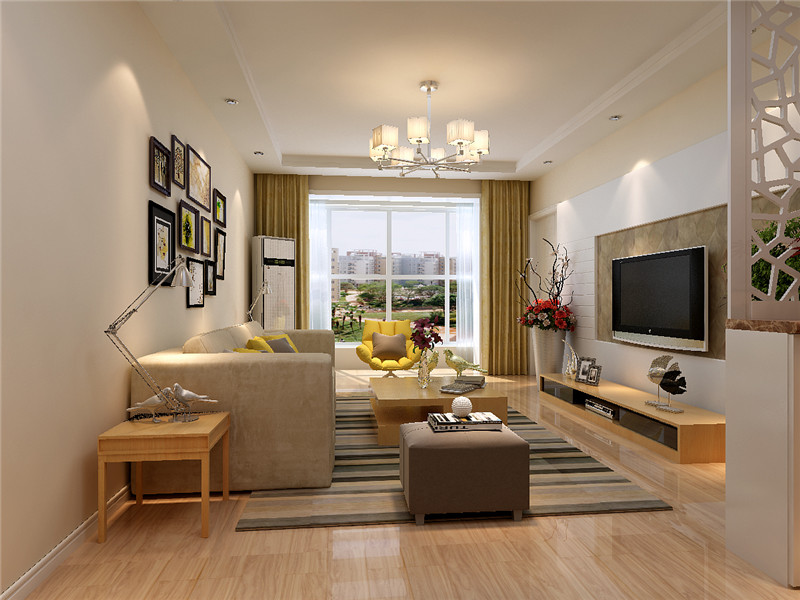 泰豐觀湖/現(xiàn)代簡(jiǎn)約風(fēng)格/100㎡/兩室兩廳