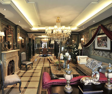 新源燕府186平米美式風(fēng)格