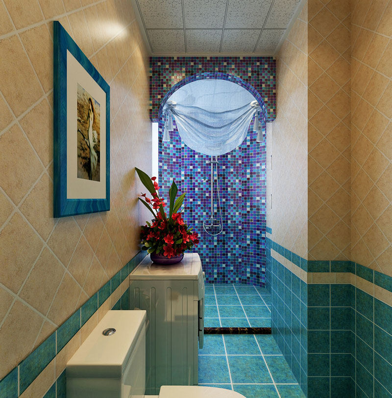 萬達廣場小區(qū)B北區(qū)98平米兩室兩廳美式混搭