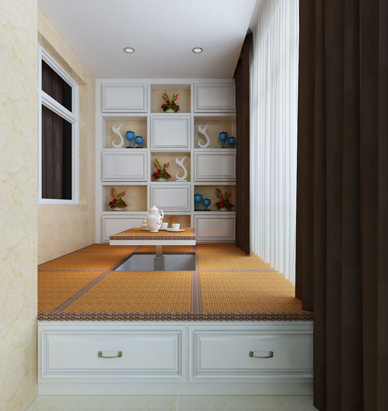 盛邦二期139平米三室兩廳簡歐風格 盛邦二期139平米三室兩廳簡歐風格