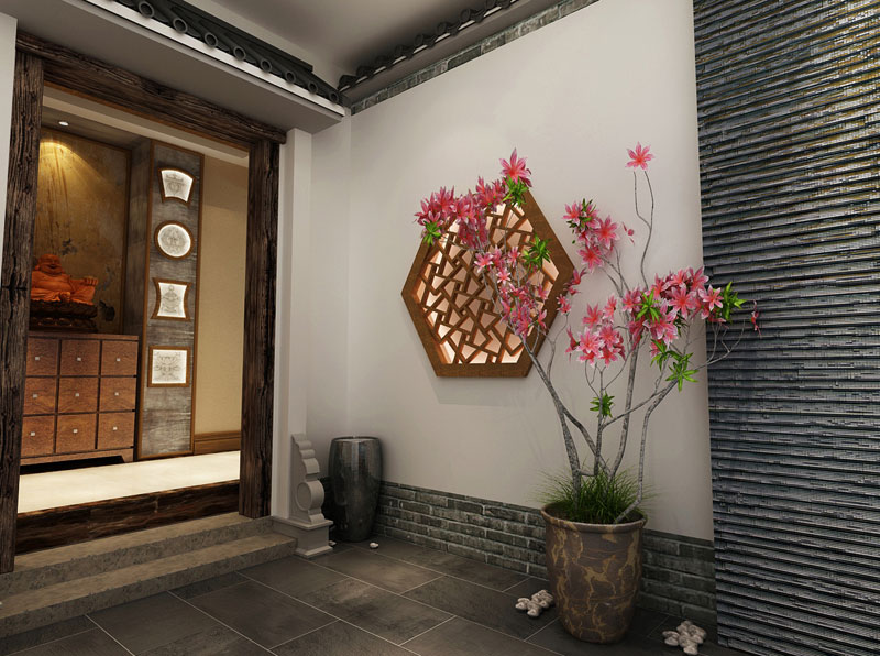 七十九號院小區(qū)148平米三室兩廳新中風格