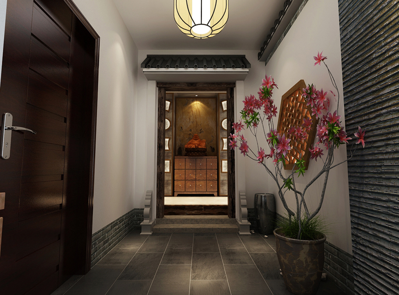 七十九號院小區(qū)148平米三室兩廳新中風格