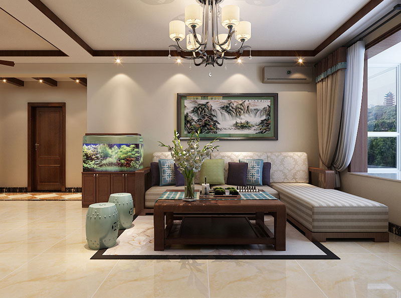 瀚唐136㎡四室兩廳簡(jiǎn)中式