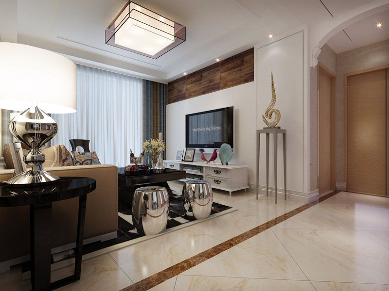 保利e區(qū)97平米兩室現(xiàn)代簡(jiǎn)約