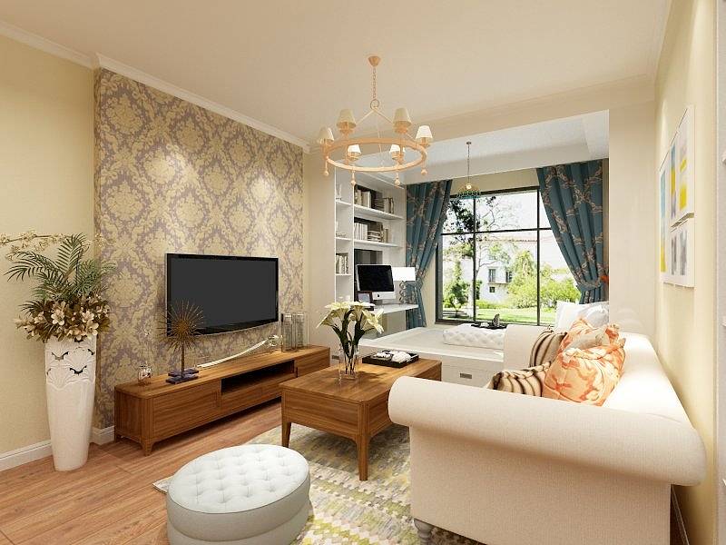 天海譽(yù)天下/88平米/美式風(fēng)格