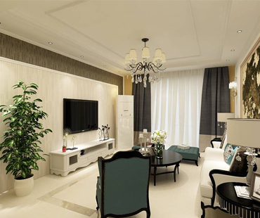 啟銳園127平米三室兩廳簡(jiǎn)歐風(fēng)格