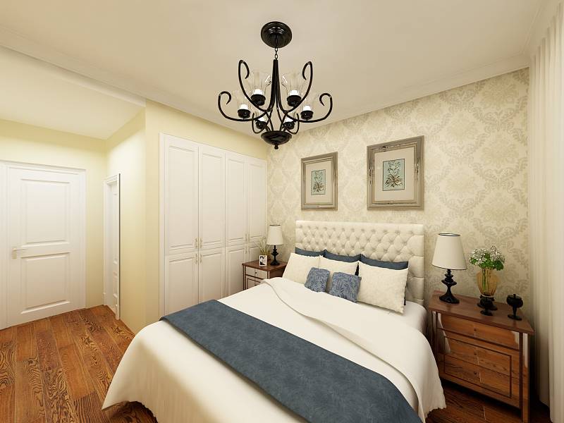 啟銳園127平米三室兩廳簡(jiǎn)歐風(fēng)格