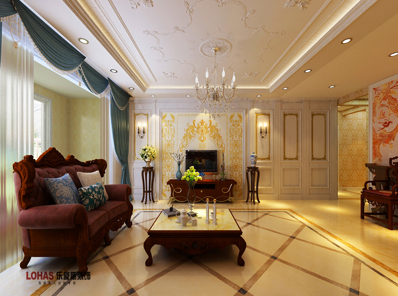 弘石灣245平米歐式裝修效果圖