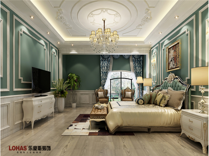 恒大金碧天下400平米別墅新古典風格裝修