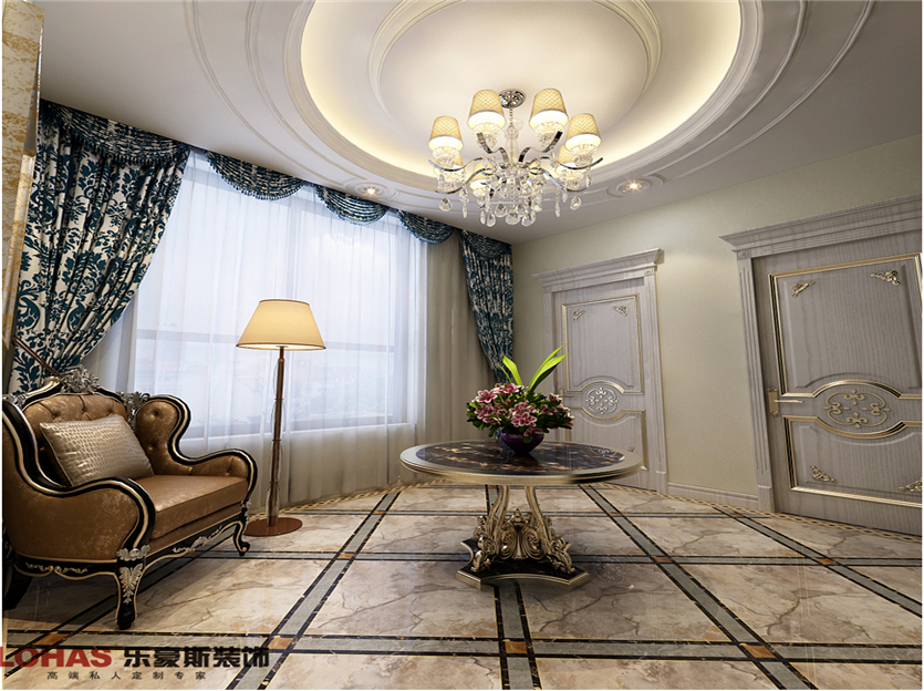恒大金碧天下400平米別墅新古典風格裝修