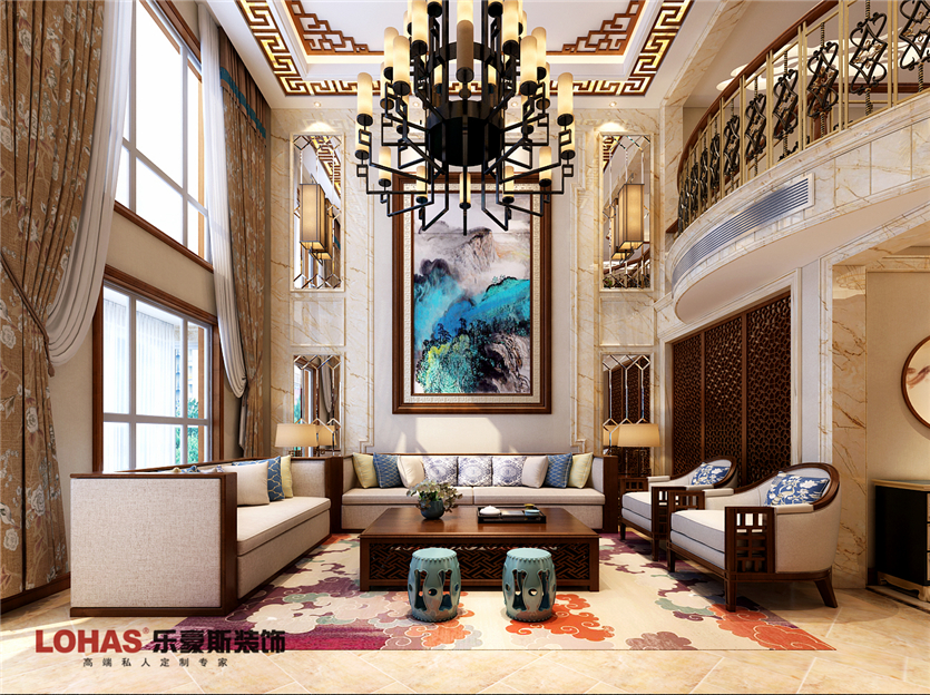 鑫界王府新中式裝修效果圖