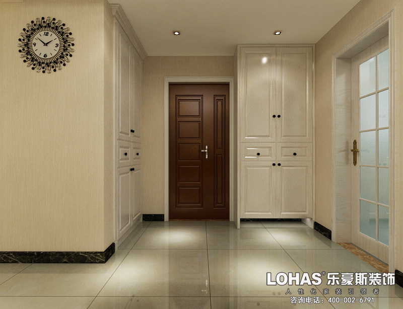 邢臺中廈御園125平米三室兩廳簡歐風(fēng)格