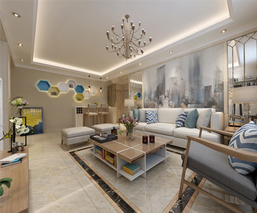 上和原著110二室一廳一衛(wèi)簡約風格