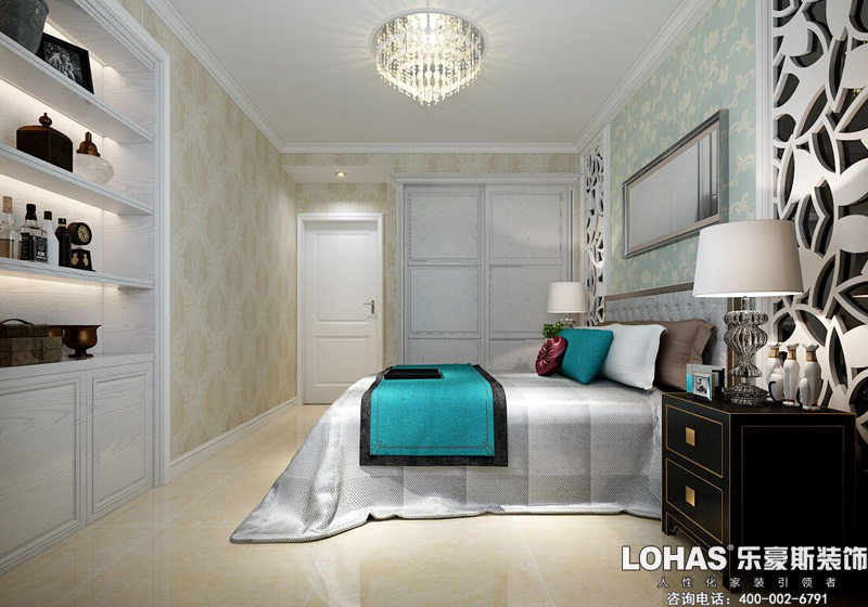 啟銳園118平米兩室兩廳歐式風(fēng)格