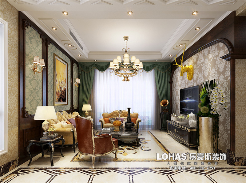 碧桂園美式別墅裝修效果圖