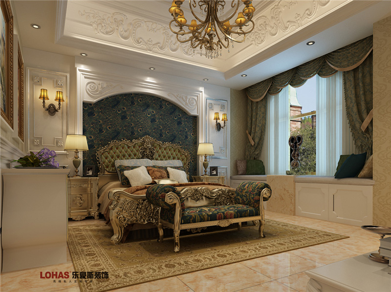 原河名墅400平別墅裝修案例效果圖