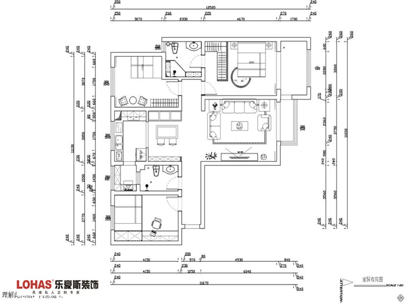 瀚唐137平簡歐裝修效果圖 瀚唐137平簡歐裝修效果圖