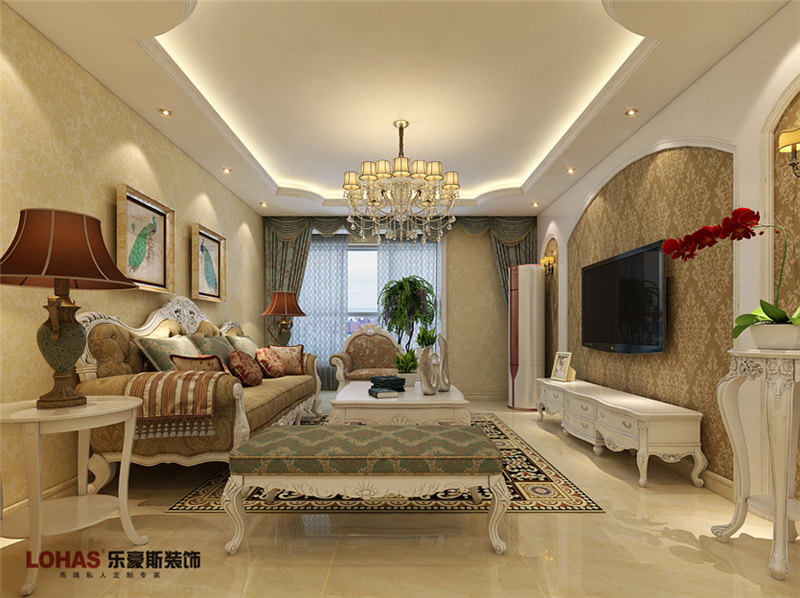 瀚唐137平簡歐裝修效果圖 瀚唐137平簡歐裝修效果圖