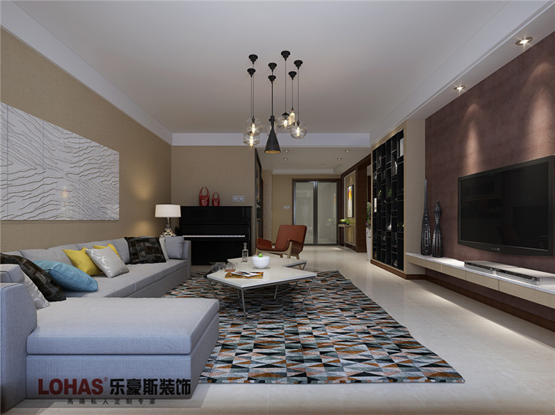 雅清苑180平美式風格裝修效果圖