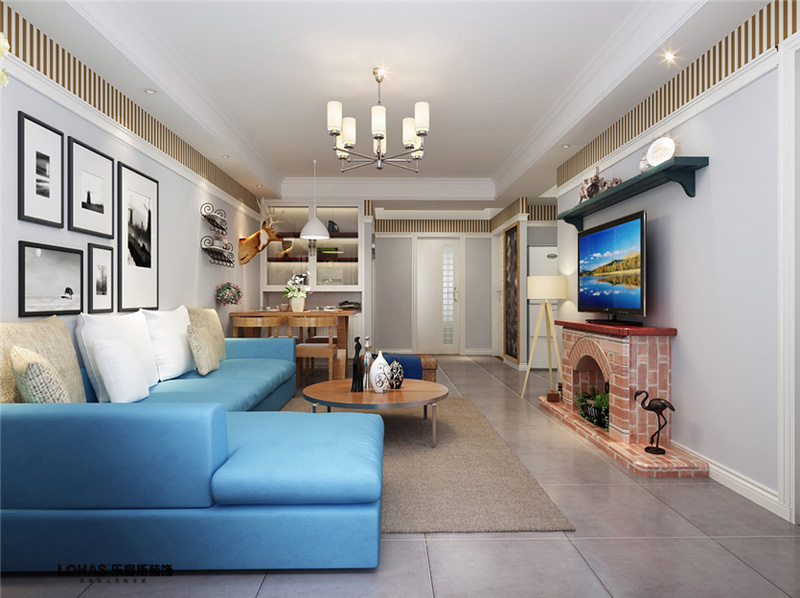 奧北公元121平裝修效果圖